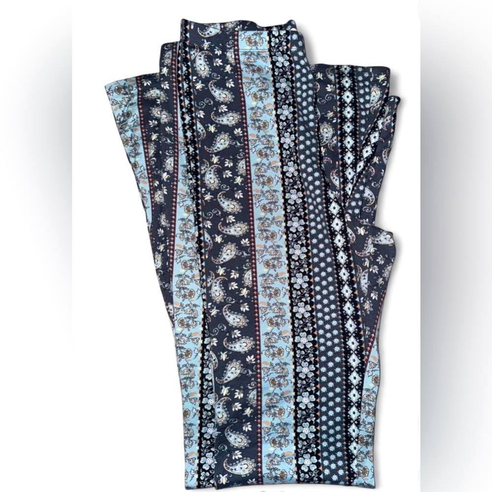 Floral Paisley Patterned Pants